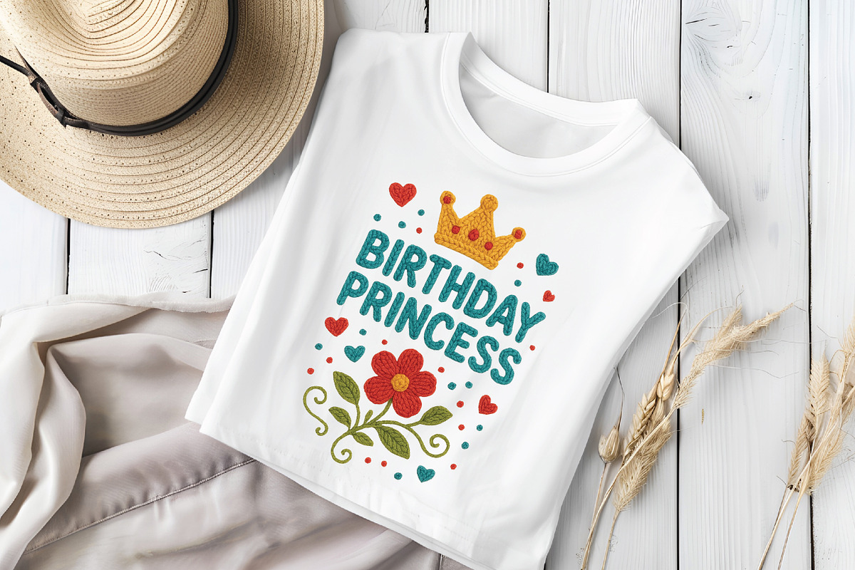 Yarn Birthday Png Birthday Princess, an Illustration by Black Bird Studio (Photo 2 of 8)
