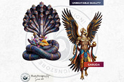 Hindu Gods Pantheon cliparts V2, a Person Illustration by ThatsDesignArt (Thumbnail 12 of 12)
