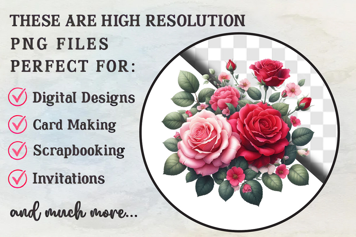Watercolor Valentine Clipart Set, an Illustration by RobertsArt (Photo 3 of 7)