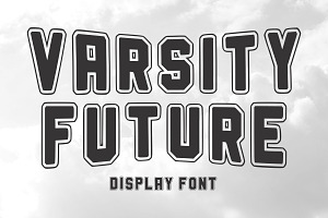 Varsity Future, a Font by Fourteen Letter