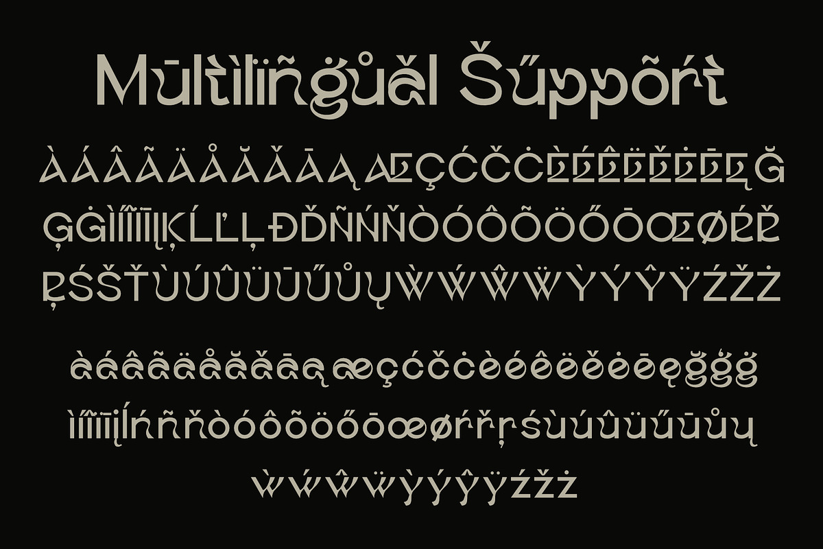 Kanbe - Stylish Sans Serif Font, a Font by Sealoung (Photo 9 of 10)