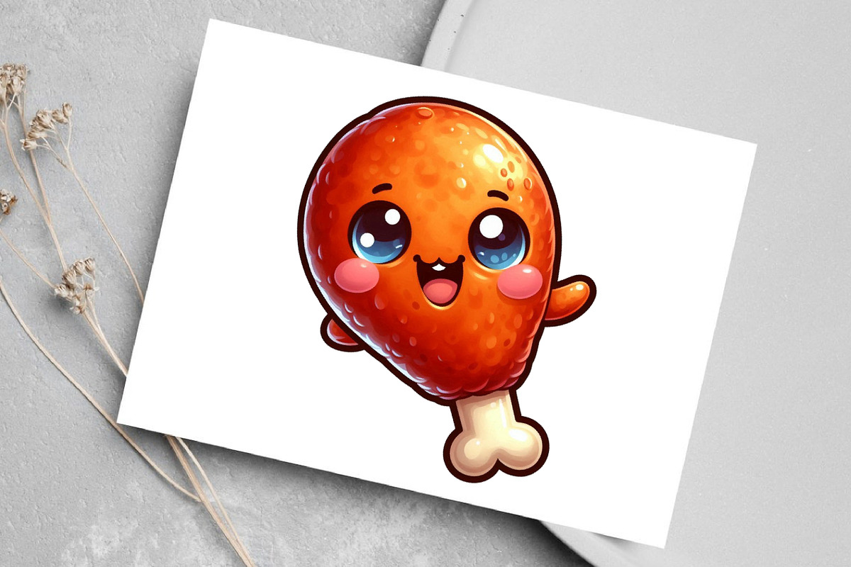 Kawaii Autumn Food Clipart Bundle, an Illustration by Canvas Craft (Photo 5 of 8)