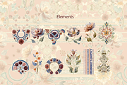ANTIQUE FLORISH, a Pattern Graphic by rumacorakstudio (Thumbnail 3 of 6)