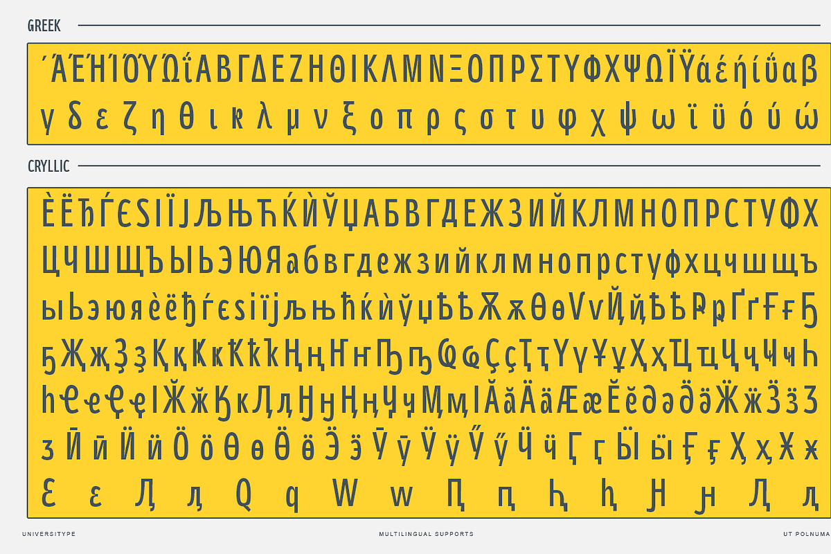 UT Polnuma - A Modern Sans Serif, a Sans Serif Font by Universitype (Photo 8 of 12)