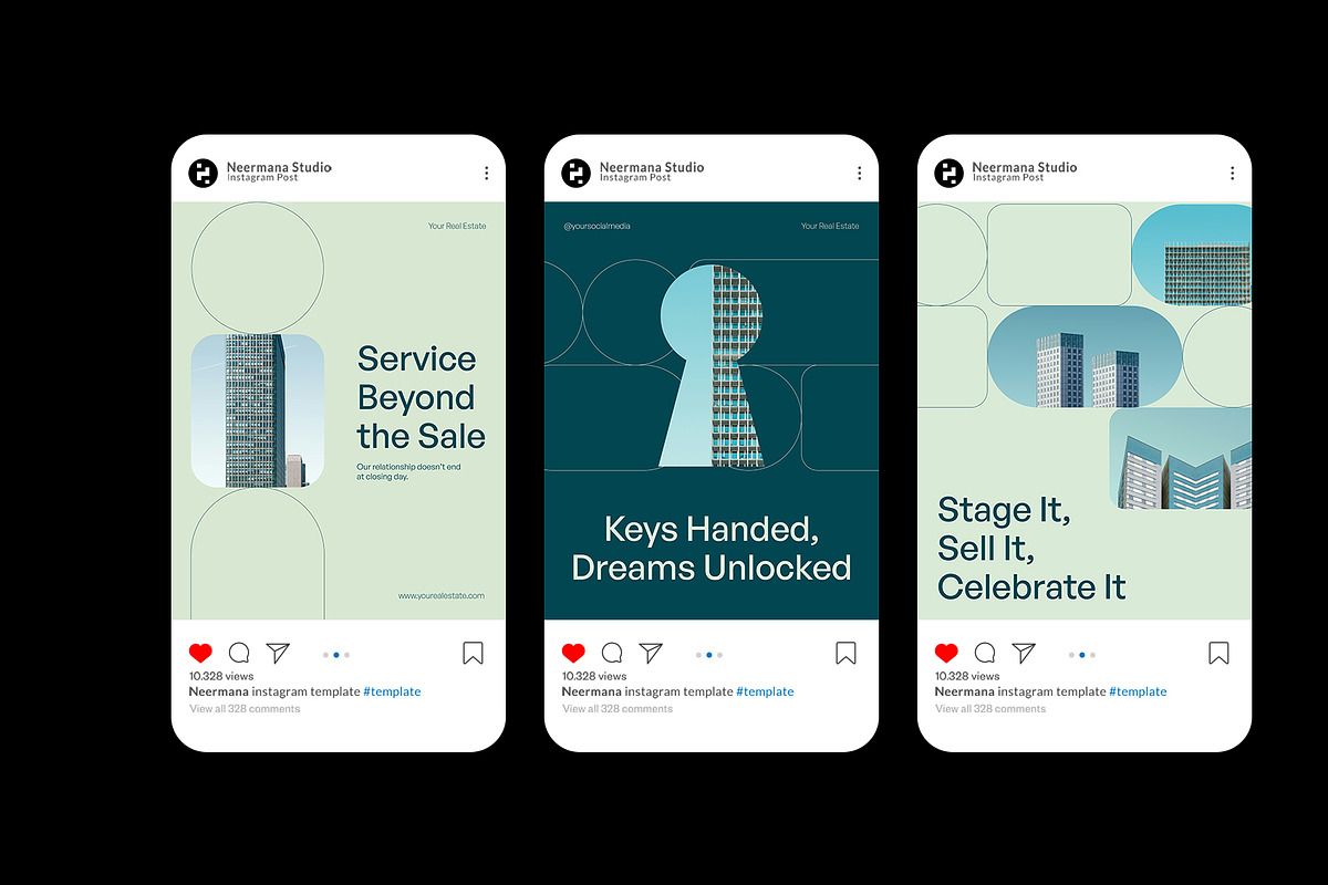 Real Estate IG Carousel preview 3