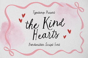 The Kind Hearts - Handwritten Font