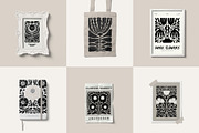 Dark Flowers | Wall Art Creator, an Object Graphic by Leleka.Store (Thumbnail 9 of 15)