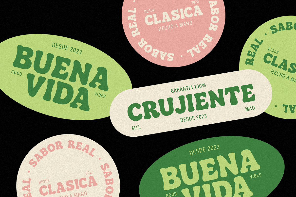 Sunday Bubbly - Bold Retro Font, a Serif Font by Pixesia Studio (Photo 8 of 15)