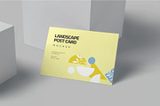 A4-A5-A6 Landscape Post Card Mockups, an Advertising Mockup by megostudi0 (Thumbnail 2 of 6)