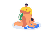 First aid, emergency concepts set, a Healthcare Illustration by Good Studio (Thumbnail 14 of 15)