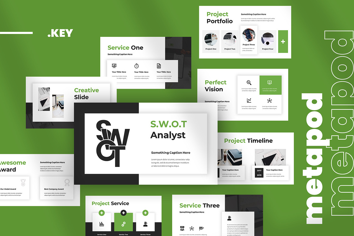 Metapod - Keynote Presentation, a Presentation Template by TMint Creative