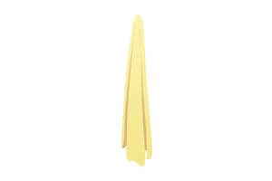 Cartoon bathroom element. Yellow, an Object Illustration by the8monkey