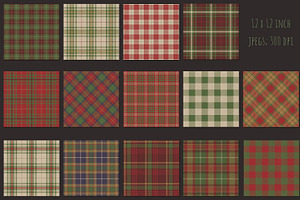 Realistic Christmas Plaid