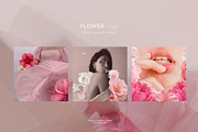 Bloomy Instagram Template, a Social Media Template by Simple P. (Thumbnail 4 of 13)