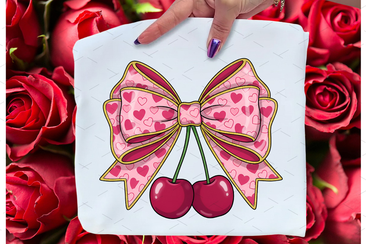 Cherry Love Png,Valentines Png, a Graphic by Libby Wishes (Photo 5 of 7)