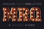 Marquee Lights - 3D Lettering, a Graphic by MIIM (Thumbnail 1 of 8)