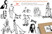 Urban life hand drawn illustrations, a Person Illustration by Winged Graphics (Thumbnail 2 of 5)