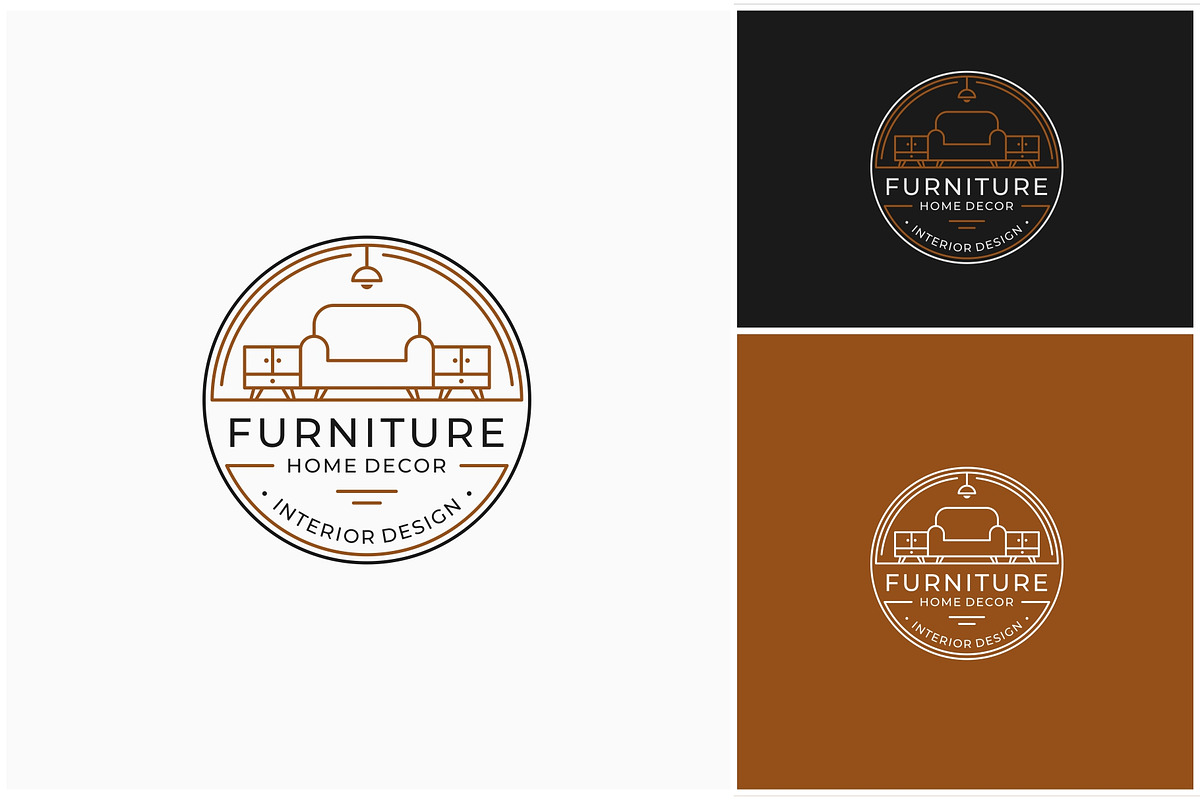Furniture Interior Badge Stamp Logo, a Branding & Logo Template by ika trisiana (Photo 2 of 2)