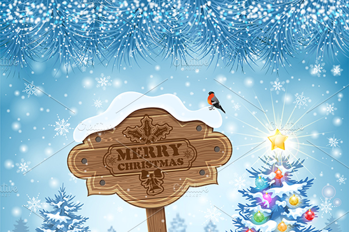 Christmas Posters, a Texture Illustration by TAlex (Photo 6 of 6)
