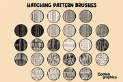 Procreate Hatching Brushes, Pattern, a Brush Add-On by Gotlieb Graphics (Thumbnail 2 of 5)
