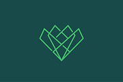 Emerald Diamond Fashion Beauty Logo, a Branding & Logo Template by Signatoro (Thumbnail 1 of 2)
