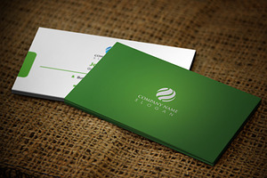 Greenlinear Business Card Template