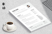 Resume Template 1 pages | Editable, a Resume Template by Blue Digital Studio (Thumbnail 1 of 2)