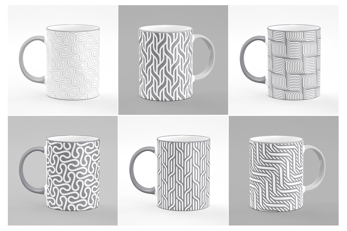 Rippled Seamless Patterns v.2, a Pattern Graphic by Curly_Pat (Photo 7 of 7)