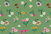 Naive Matte Gouache Floral Pattern, a Pattern Graphic by likorbut (Thumbnail 12 of 14)