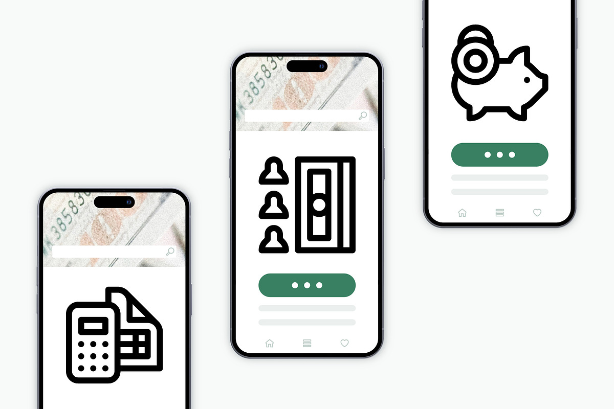 50 Economy and Finance Icons, an Outline Icon by Side Project (Photo 5 of 7)
