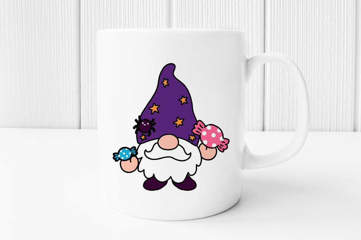 Gnomes Halloween Clipart, SVG Cricut, an Illustration by Noey smiley (Photo 5 of 6)