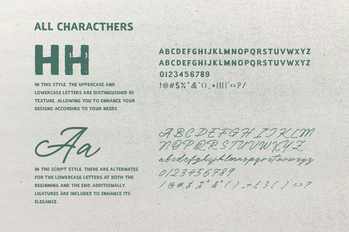 Hunter Youth - Vintage Font Duo, a Sans Serif Font by DzikrulAulia (Photo 9 of 10)