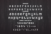 Carved Lines Wooden Font, a Font by PutraCetol Studio (Thumbnail 5 of 5)