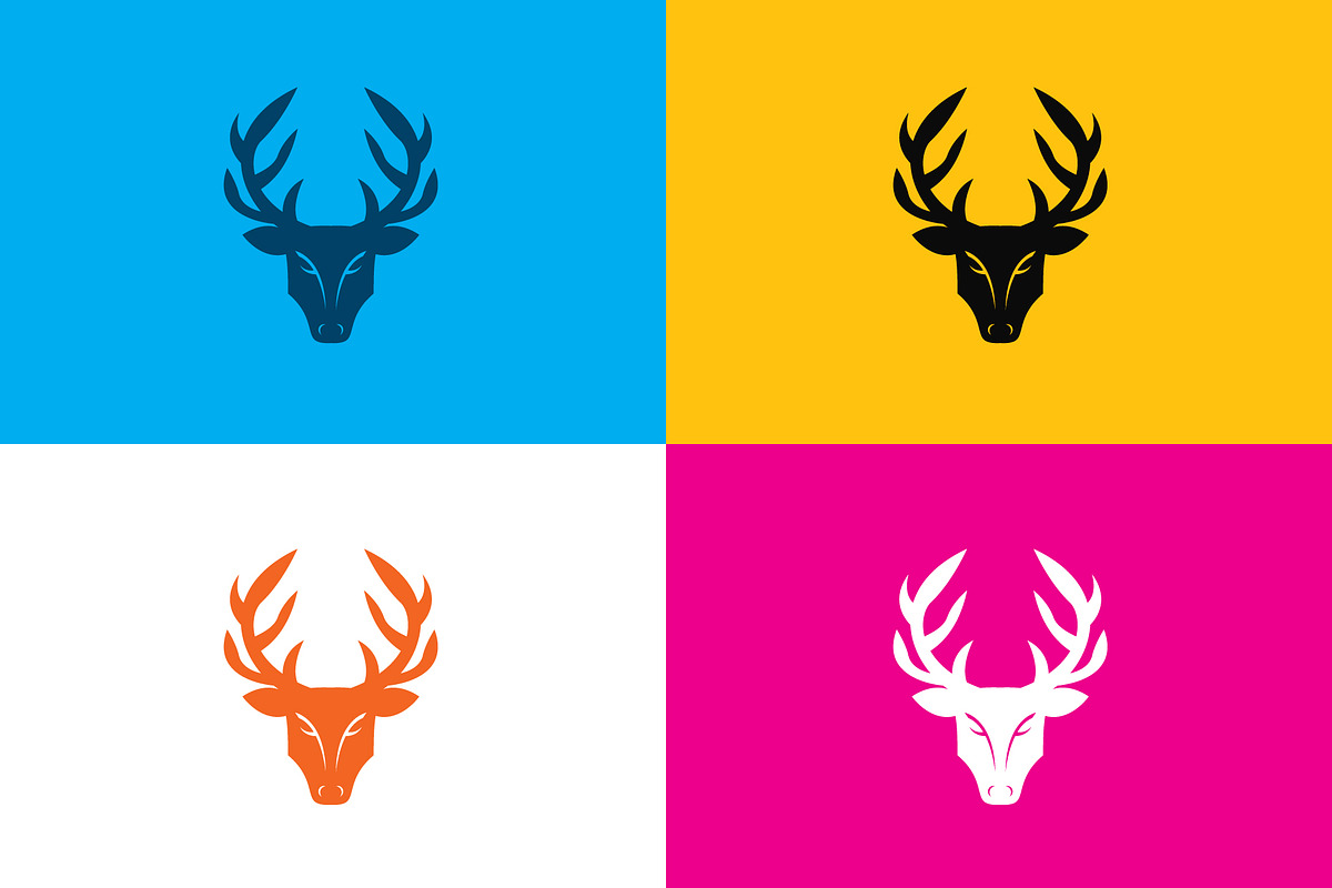 Deerhead Logo Template, a Branding & Logo Template by Maximum Designstudio (Photo 4 of 4)