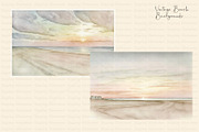 Vintage Beach Postcard with Seagulls, an Animal Illustration by Dazzling Art Boutique (Thumbnail 3 of 8)