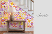 Watercolor Tribal Geometric Pattern, a Pattern Graphic by SirenaArt (Thumbnail 13 of 14)