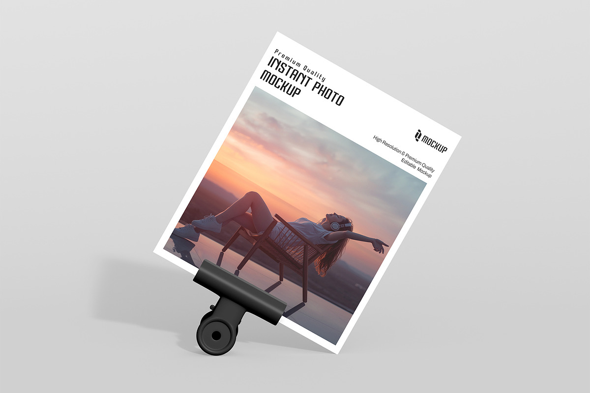 Instant Polaroid Photo Mockup, a Product Mockup by graphypix (Photo 1 of 4)