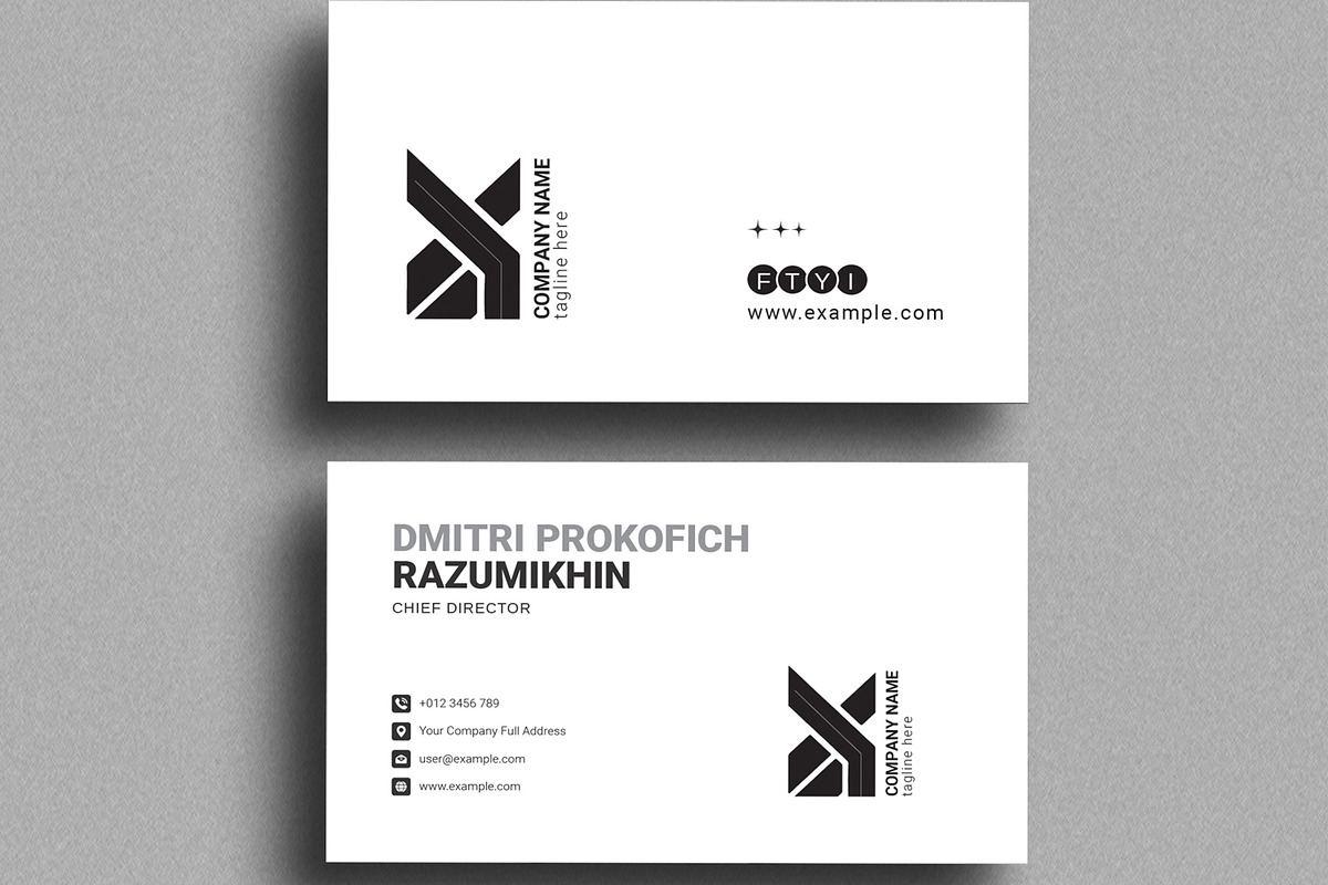 Business Card, a Business Card Template by MightyDesign (Photo 2 of 6)