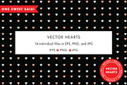 Valentine's Day - 14 Vector Hearts, a Pattern Graphic by Carolyn Packard Design (Thumbnail 1 of 5)