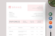 Invoice Templates, a Stationery Template by CreativeZoom (Thumbnail 1 of 4)