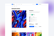 Item Details Page 3 IN 1 UI KIT, an UI Kit Template by ArtGalaxy (Thumbnail 2 of 4)