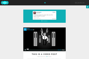 Threes Blog/Portfolio Theme