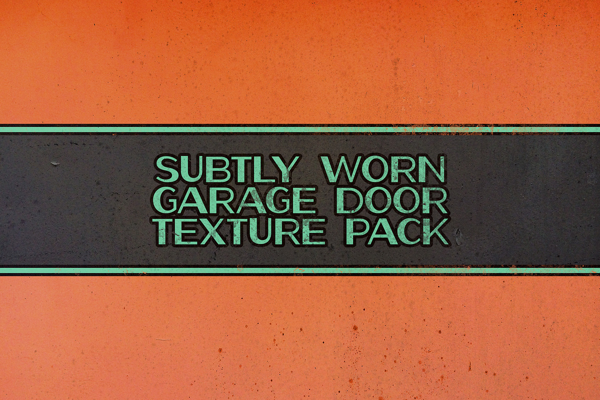 The Shop | Subtly worn garage door texture pack