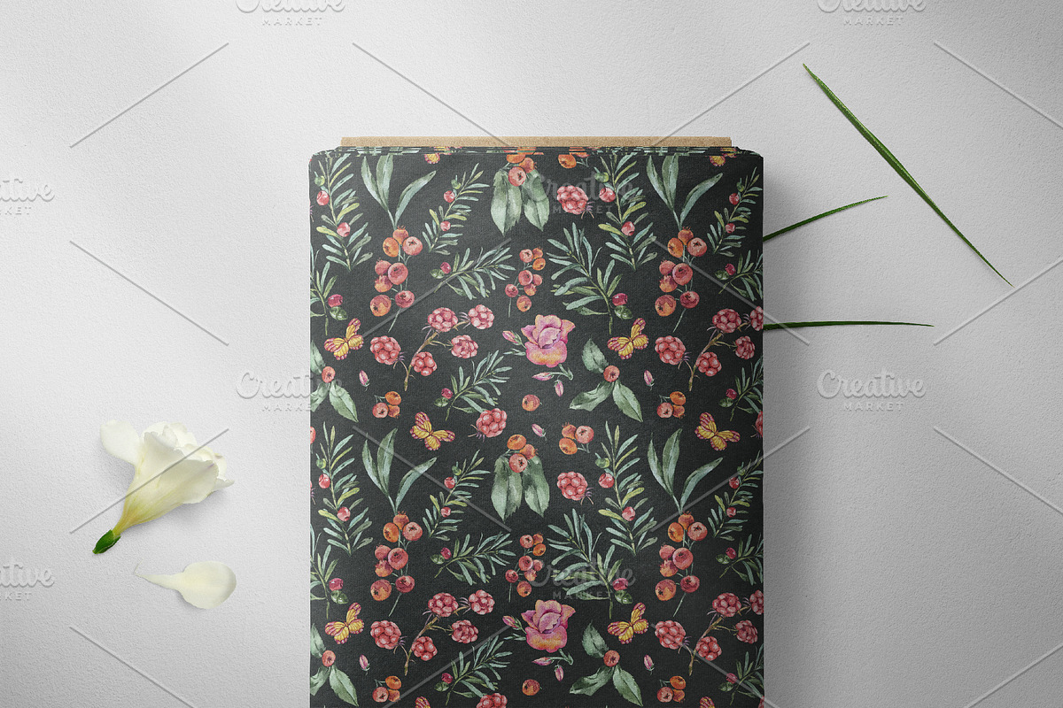 Watercolor Summer Wildflowers, an Illustration by Belusuab (Photo 9 of 13)