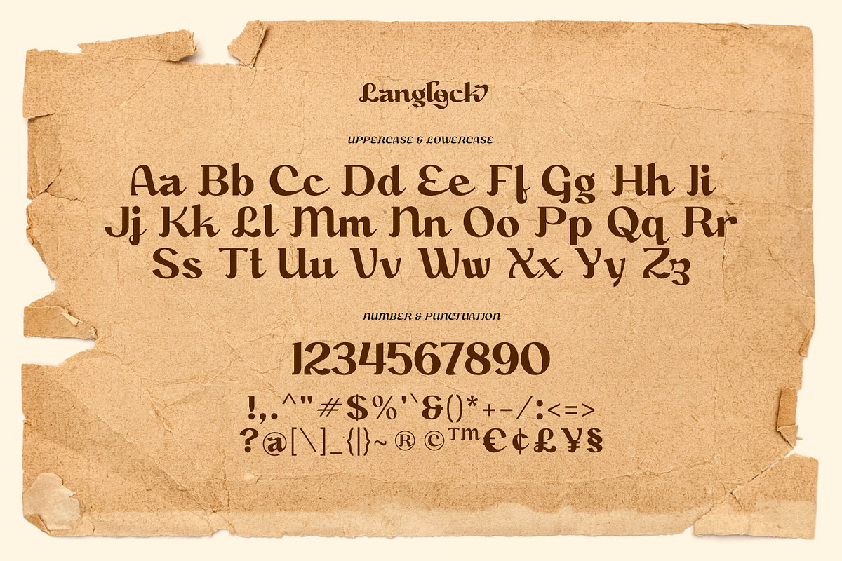 Langlock - Magical Type, a Serif Font by ikiiko (Photo 5 of 7)