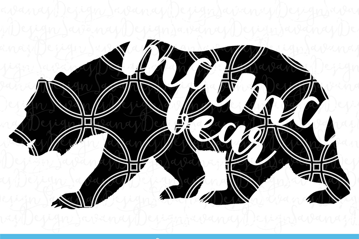 Mama Bear, Papa Bear & Baby Bear SVG, an Illustration by SavanasDesign (Photo 2 of 4)