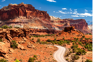 Goosenecks Road from Panorama Point, a Nature Photo by Leonid Andronov