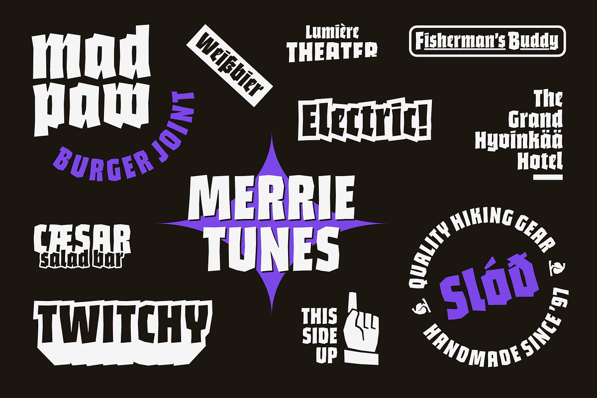 Bork: a blackletter-inspired font, a Blackletter Font by Harbor Type (Photo 2 of 12)