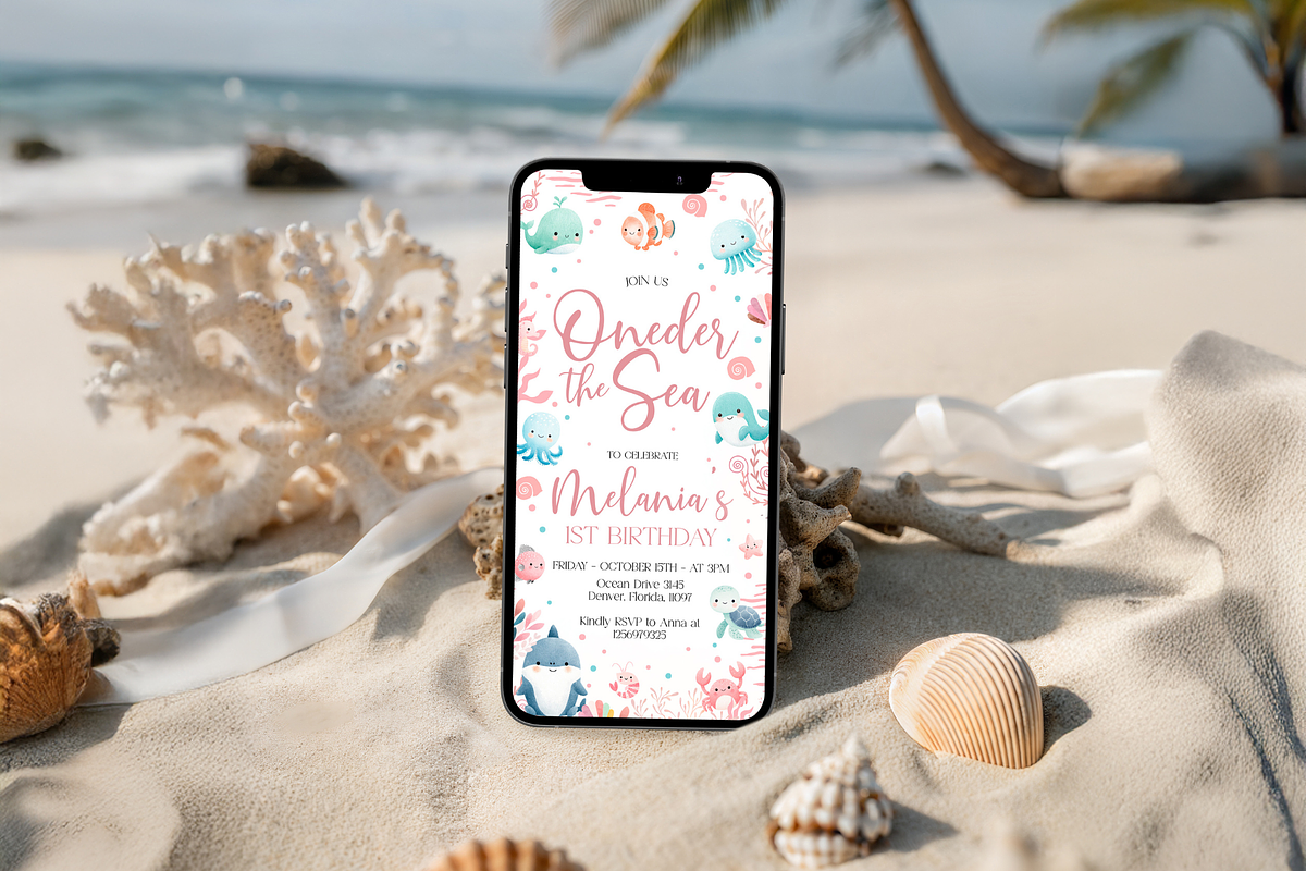 Under The Sea Birthday Invite Suite, a Templates & Theme by Digital_Mind (Photo 5 of 5)