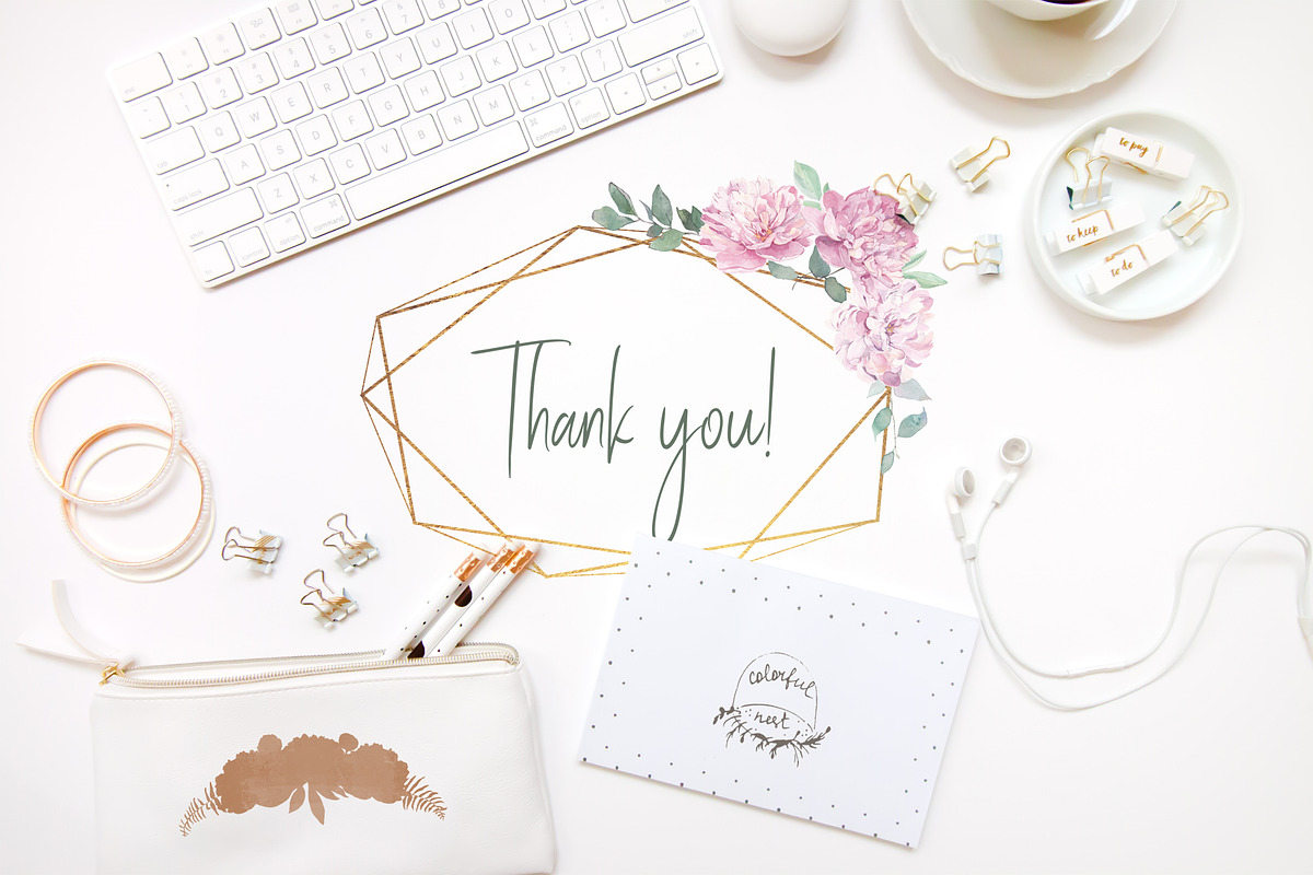 Chic Watercolor Floral Collection, an Illustration by ColorfulNest (Photo 13 of 13)